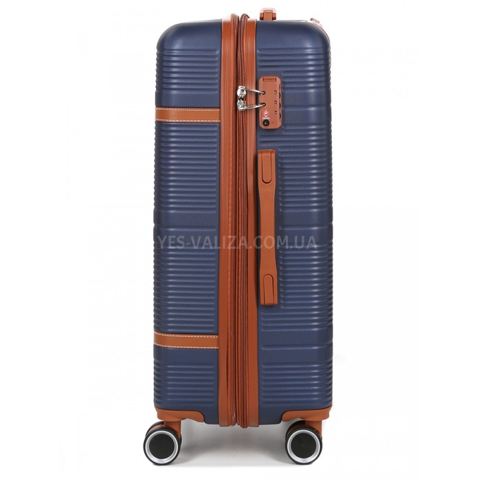 Валіза середня M синя 66х42х25(+5)см/74л/3.6кг/Worldline 629, фото 6