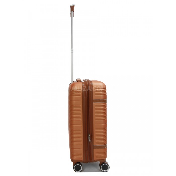 Чемодан ручная кладь S оранж 55х35х20(+5)см/42л/2.8кг/Worldline 629, фото 3