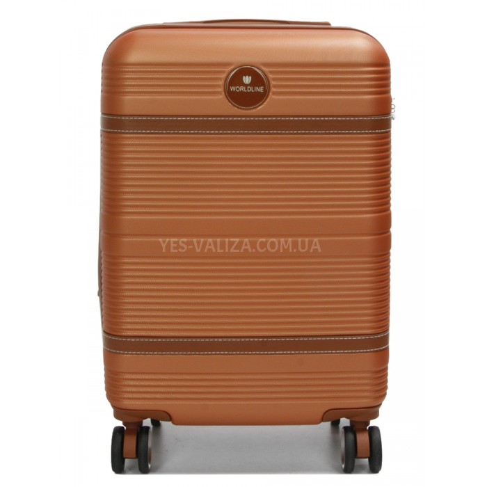 Валіза ручна поклажа S помаранч 55х35х20(+5)см/42л/2.8кг/Worldline 629, фото 4