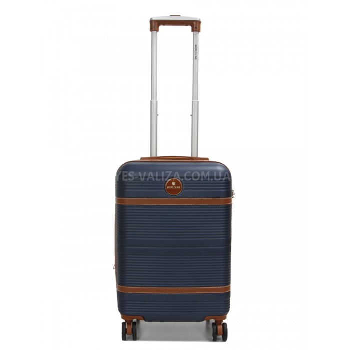 Валіза ручна поклажа S синя 55х35х20(+5)см/42л/2.8кг/Worldline 629, фото 2