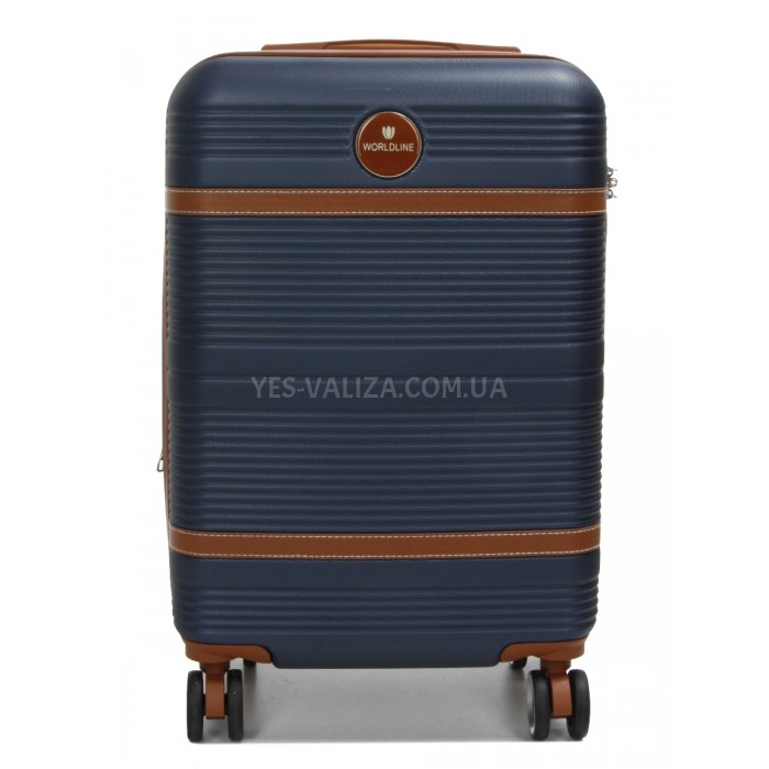 Валіза ручна поклажа S синя 55х35х20(+5)см/42л/2.8кг/Worldline 629, фото 4