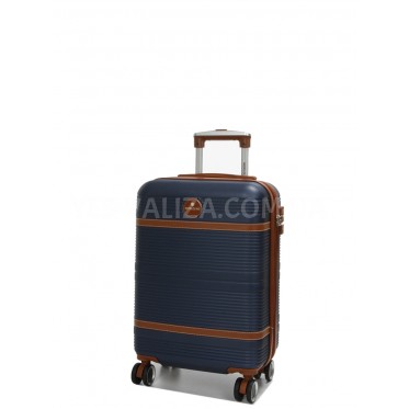 Чемодан ручная кладь S синий 55х35х20(+5)см/42л/2.8кг/Worldline 629