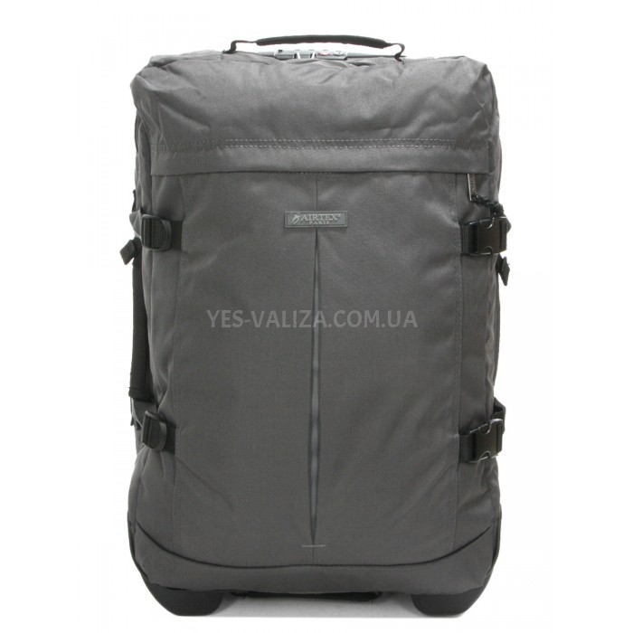 Сумка на колёсах малая S серая 55x34x25см/41л/2.5кг/Airtex 827-55, фото 4