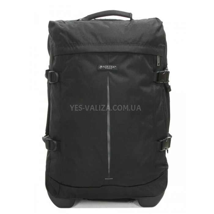 Сумка на колёсах малая S чёрная 55x34x25см/41л/2.5кг/Airtex 827-55, фото 5