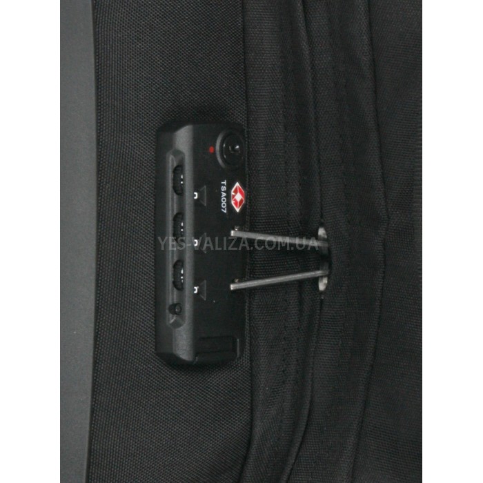 Сумка на колесах середня М чорна 68x36x32см/72л/2.7кг/Airtex 827-68, фото 13