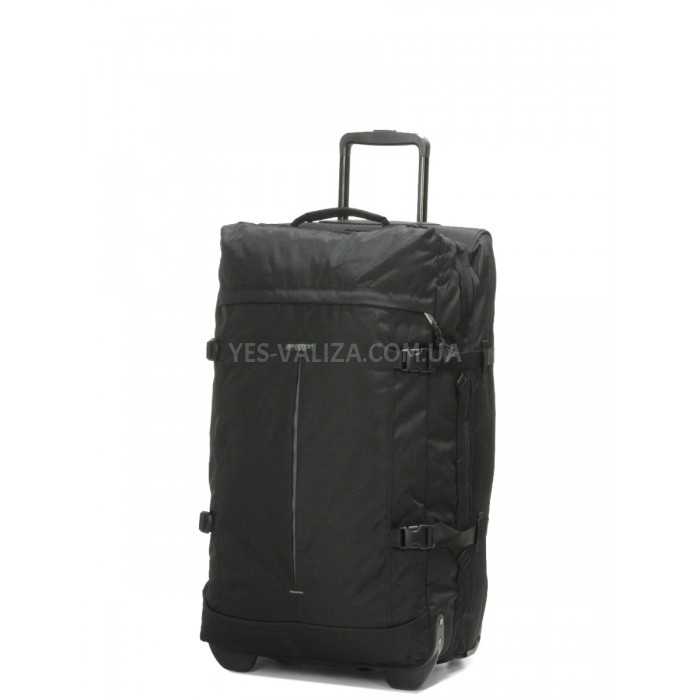 Сумка на колесах середня М чорна 68x36x32см/72л/2.7кг/Airtex 827-68, фото 1