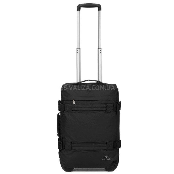 Сумка на колесах мала S чорна 50x35x20см/35л/2.2кг/Worldline 853-50, фото 2 Сумка на колесах мала S чорна 50x35x20см/35л/2.2кг/Worldline 853-50, фото 2
