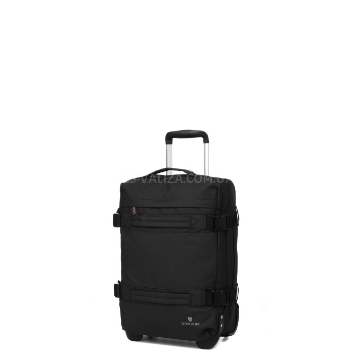 Сумка на колёсах малая S чёрная 50x35x20см/35л/2.2кг/Worldline 853-50, фото 1