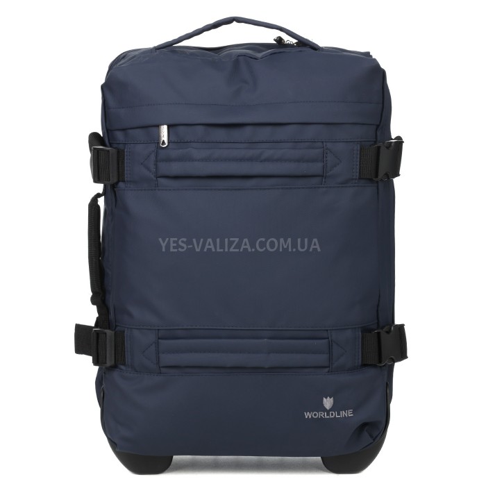 Сумка на колёсах малая S синяя 50x35x20см/35л/2.2кг/Worldline 853-50, фото 4