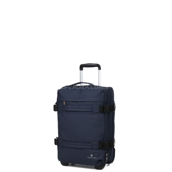 Сумка на колёсах малая S синяя 50x35x20см/35л/2.2кг/Worldline 853-50, фото 1