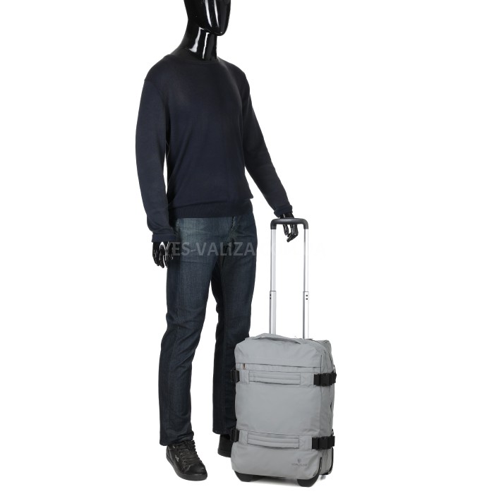 Сумка на колёсах малая S серая 50x35x20см/35л/2.2кг/Worldline 853-50, фото 12