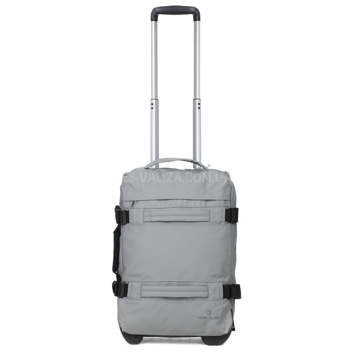 Сумка на колёсах малая S серая 50x35x20см/35л/2.2кг/Worldline 853-50, фото 2