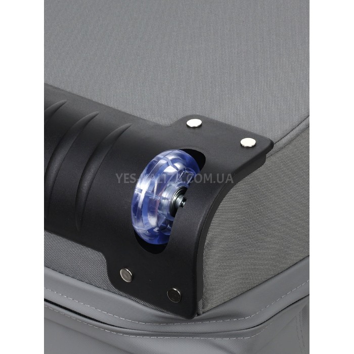 Сумка на колёсах средняя М серая 60x37x22см/49л/2.4кг/Worldline 853-60, фото 13