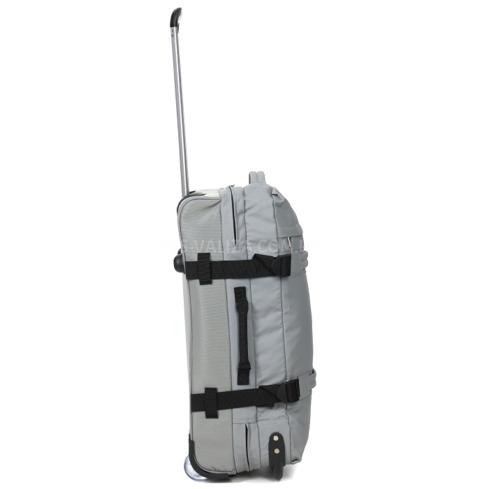 Сумка на колёсах средняя М серая 60x37x22см/49л/2.4кг/Worldline 853-60, фото 3