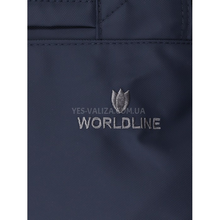 Сумка на колёсах средняя М синяя 60x37x22см/49л/2.4кг/Worldline 853-60, фото 11