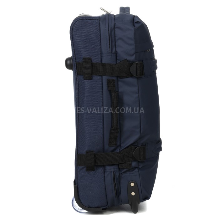 Сумка на колёсах средняя М синяя 60x37x22см/49л/2.4кг/Worldline 853-60, фото 6