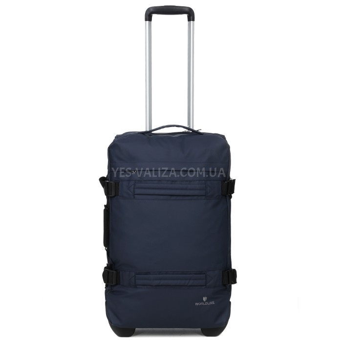 Сумка на колёсах средняя М синяя 60x37x22см/49л/2.4кг/Worldline 853-60, фото 2