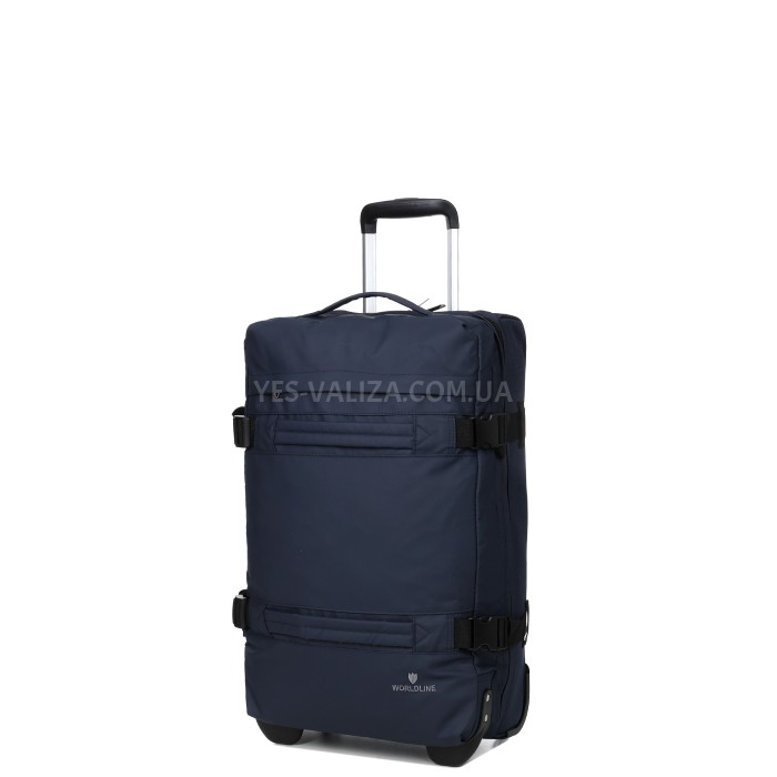 Сумка на колёсах средняя М синяя 60x37x22см/49л/2.4кг/Worldline 853-60, фото 1