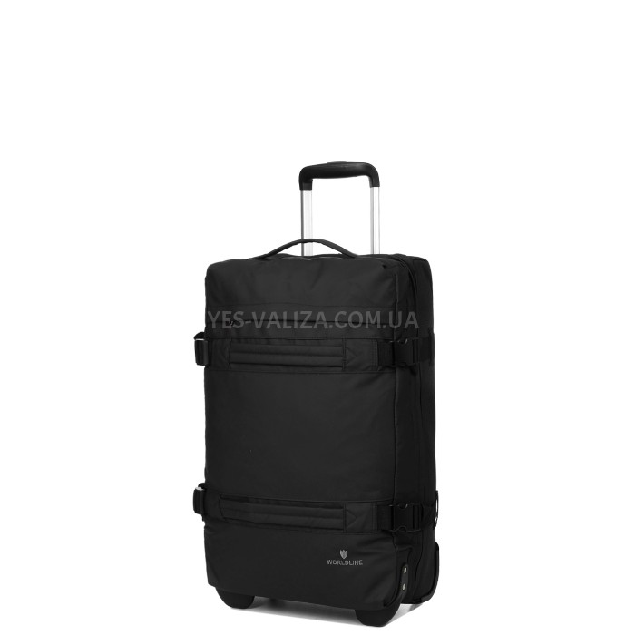 Сумка на колесах середня М чорна 60x37x22см/49л/2.4кг/Worldline 853-60, фото 1 Сумка на колесах середня М чорна 60x37x22см/49л/2.4кг/Worldline 853-60, фото 1