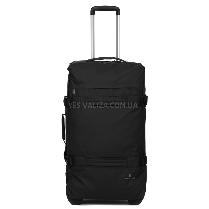 Сумка на колесах велика L чорна 70x40x24см/67л/2.6кг/Worldline 853-70, фото 2 Сумка на колесах велика L чорна 70x40x24см/67л/2.6кг/Worldline 853-70, фото 2