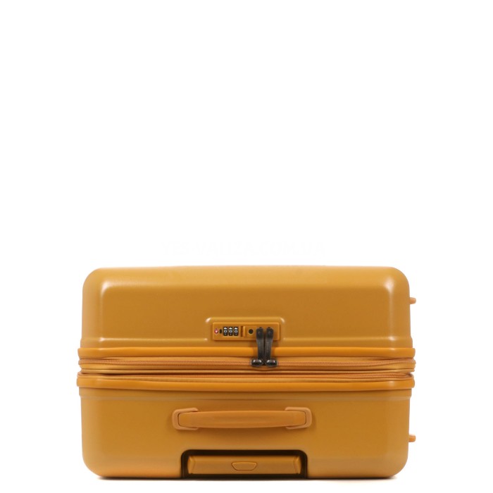 Набір валіз Франція (L M S-3шт) полікарбонат жовта/Airtex 649, фото 6