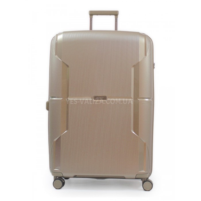 Набор чемоданов Франция (L M S-3шт) полипропилен шампань/Airtex 245, фото 3