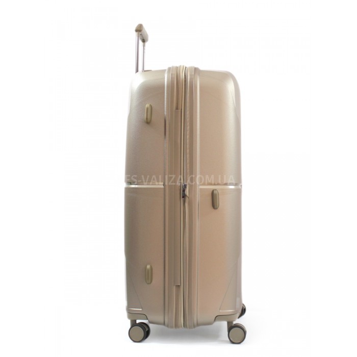 Набор чемоданов Франция (L M S-3шт) полипропилен шампань/Airtex 245, фото 6