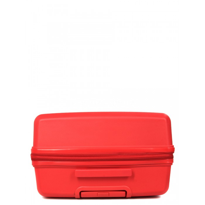 Набор чемоданов Франция (L M S XS+BC-5шт) полипропилен красный/Snowbal, фото 10