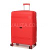 Набір валіз Франція (L M S XS+BC-5шт) поліпропілен червоний/Snowball, фото 16