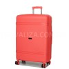 Набір валіз Франція (L M S XS+BC-5шт) поліпропілен корал/Snowball, фото 16