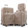 Набор чемоданов Франция (L M S XS+BC-5шт) полипропилен шампань/Snowbal, фото 2