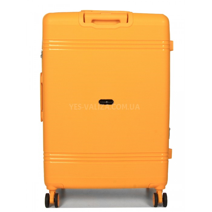 Набір валіз Франція (L M S XS+BC-5шт) поліпропілен жовтий/Snowball, фото 5