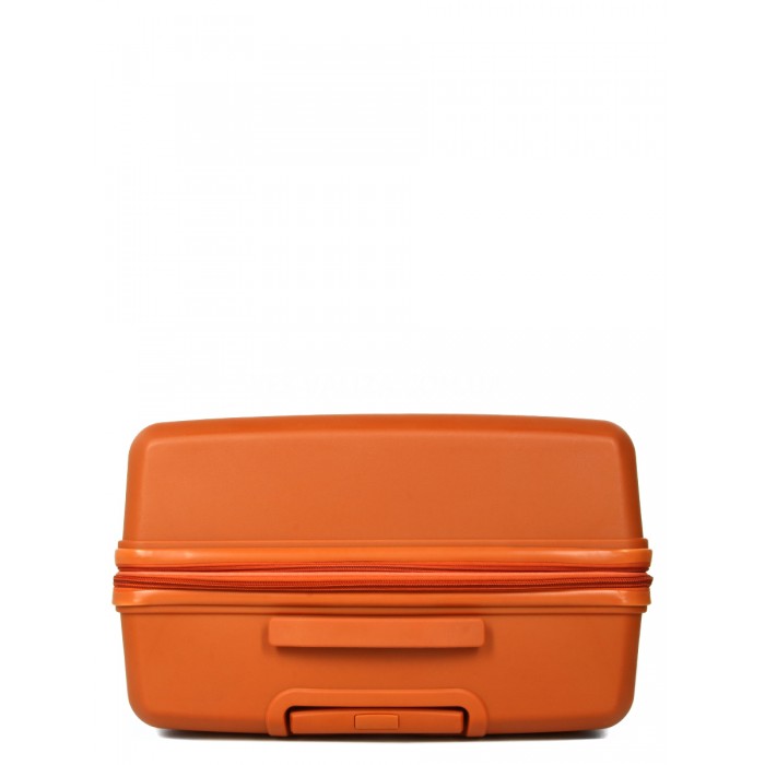 Набір валіз Франція (L M S XS+BC-5шт) поліпропілен помаранч/Snowball, фото 8