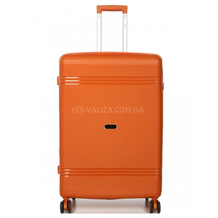 Набір валіз Франція (L M S XS+BC-5шт) поліпропілен помаранч/Snowball, фото 3