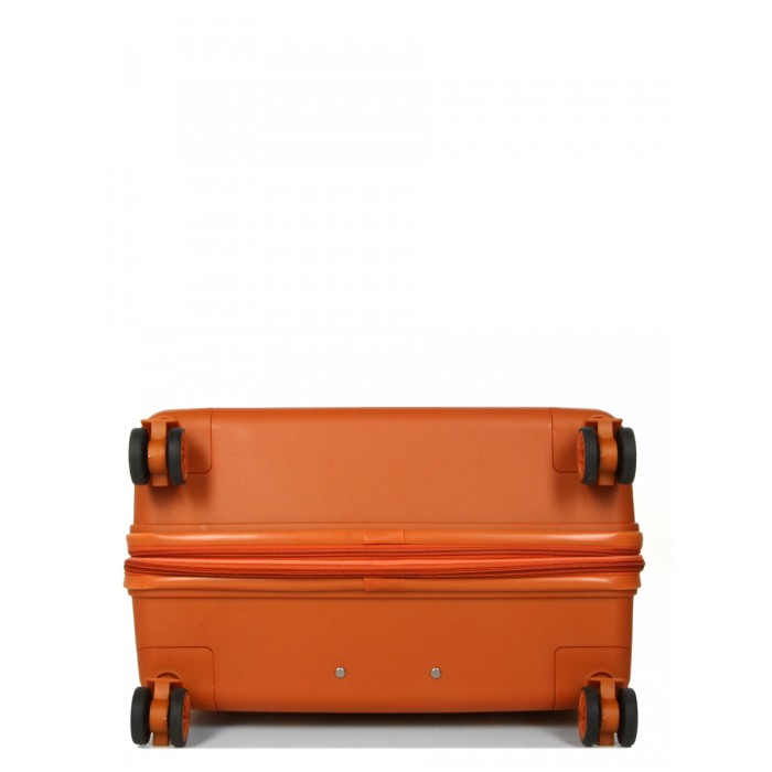 Набір валіз Франція (L M S XS+BC-5шт) поліпропілен помаранч/Snowball, фото 9