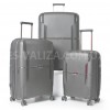 Набор чемоданов Франция (L M S-3шт) полипропилен серый/Airtex 245, фото 2