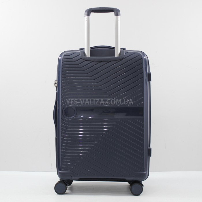 Чемодан средний M полипропилен синий 65х44х27+5см/80л/3.4кг/Airtex 280, фото 4