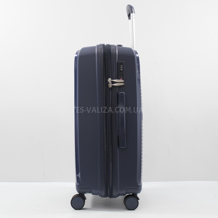 Чемодан средний M полипропилен синий 65х44х27+5см/80л/3.4кг/Airtex 280, фото 6
