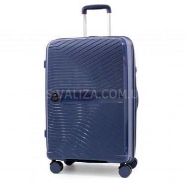 Чемодан средний M полипропилен синий 65х44х27+5см/80л/3.4кг/Airtex 280