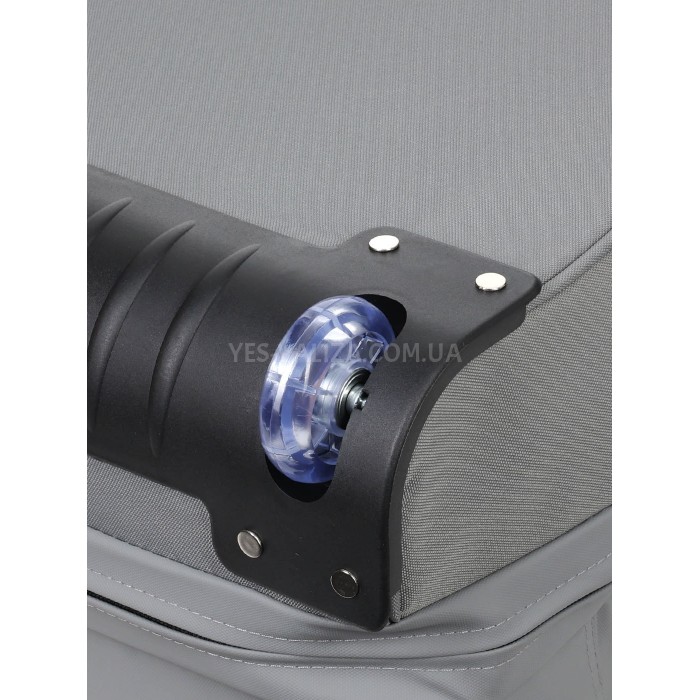 Сумка на колесах велика L сіра 70x40x24см/67л/2.6кг/Worldline 853-70, фото 12