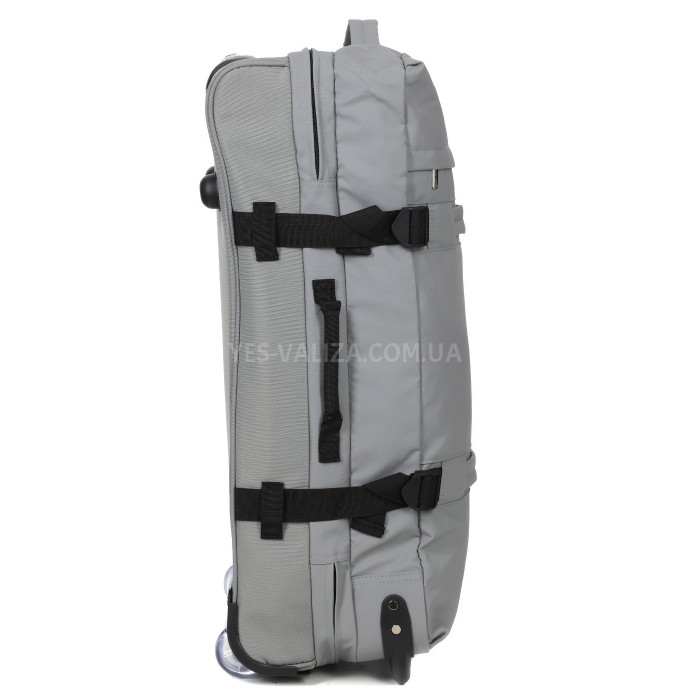 Сумка на колесах велика L сіра 70x40x24см/67л/2.6кг/Worldline 853-70, фото 7