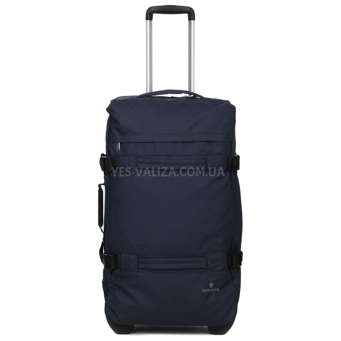 Сумка на колёсах большая L синяя 70x40x24/67л/2.6кг/Worldline 853-70, фото 2