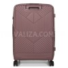 Валіза середня M поліпропілен фіолет 67х46х26(+5)см/77л/4кг/Airtex 639, фото 18