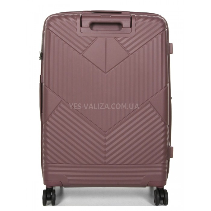 Чемодан средний M полипропилен фиолет 67х46х26+5см/77л/4кг/Airtex 639, фото 4