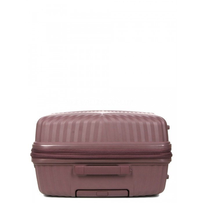Чемодан средний M полипропилен фиолет 67х46х26+5см/77л/4кг/Airtex 639, фото 9