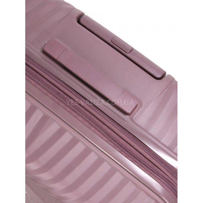 Валіза середня M поліпропілен фіолет 67х46х26(+5)см/77л/4кг/Airtex 639, фото 11