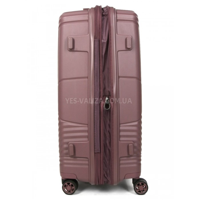 Чемодан средний M полипропилен фиолет 67х46х26+5см/77л/4кг/Airtex 639, фото 8
