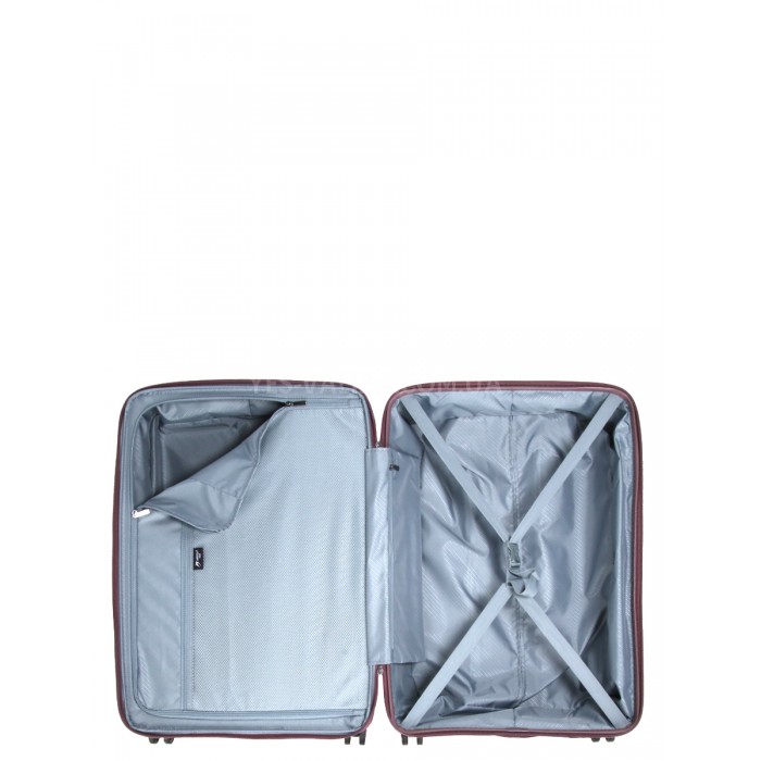 Чемодан средний M полипропилен фиолет 67х46х26+5см/77л/4кг/Airtex 639, фото 14