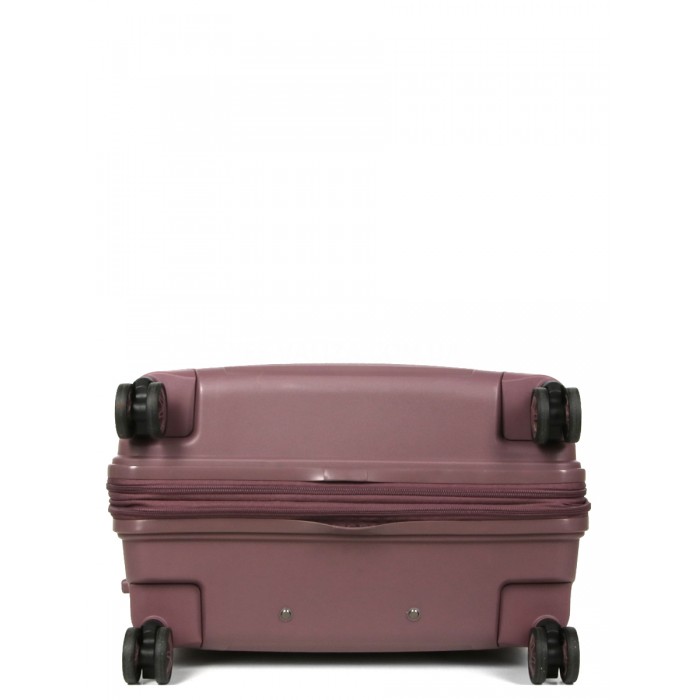 Валіза середня M поліпропілен фіолет 67х46х26(+5)см/77л/4кг/Airtex 639, фото 10
