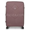 Валіза середня M поліпропілен фіолет 67х46х26(+5)см/77л/4кг/Airtex 639, фото 17